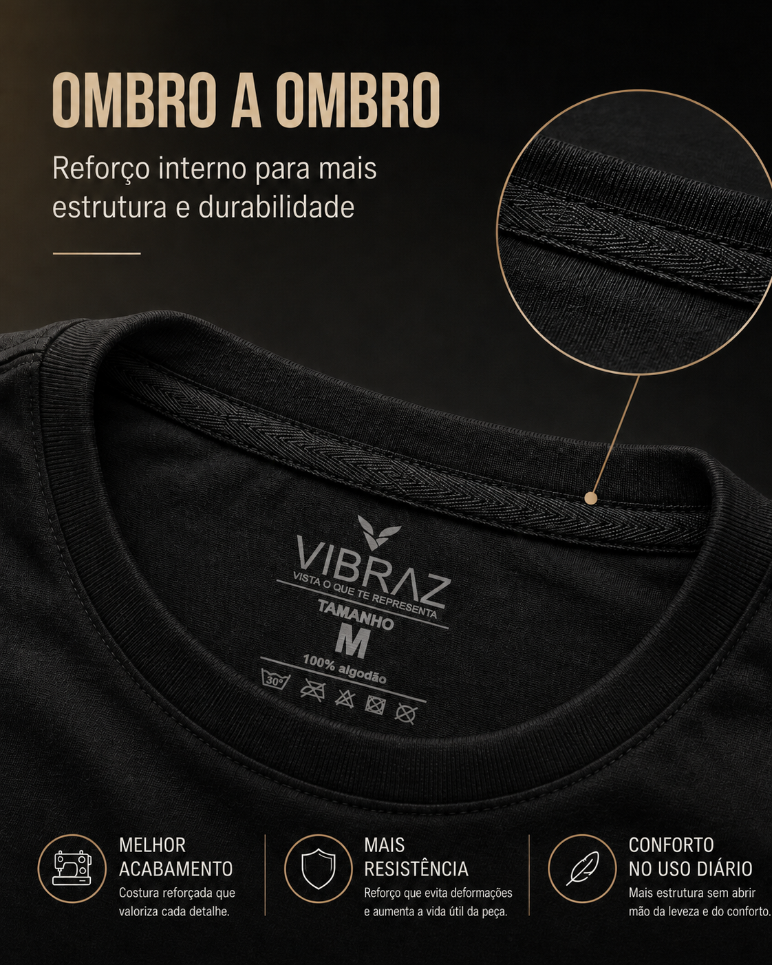 Costura do ombro VIBRAZ