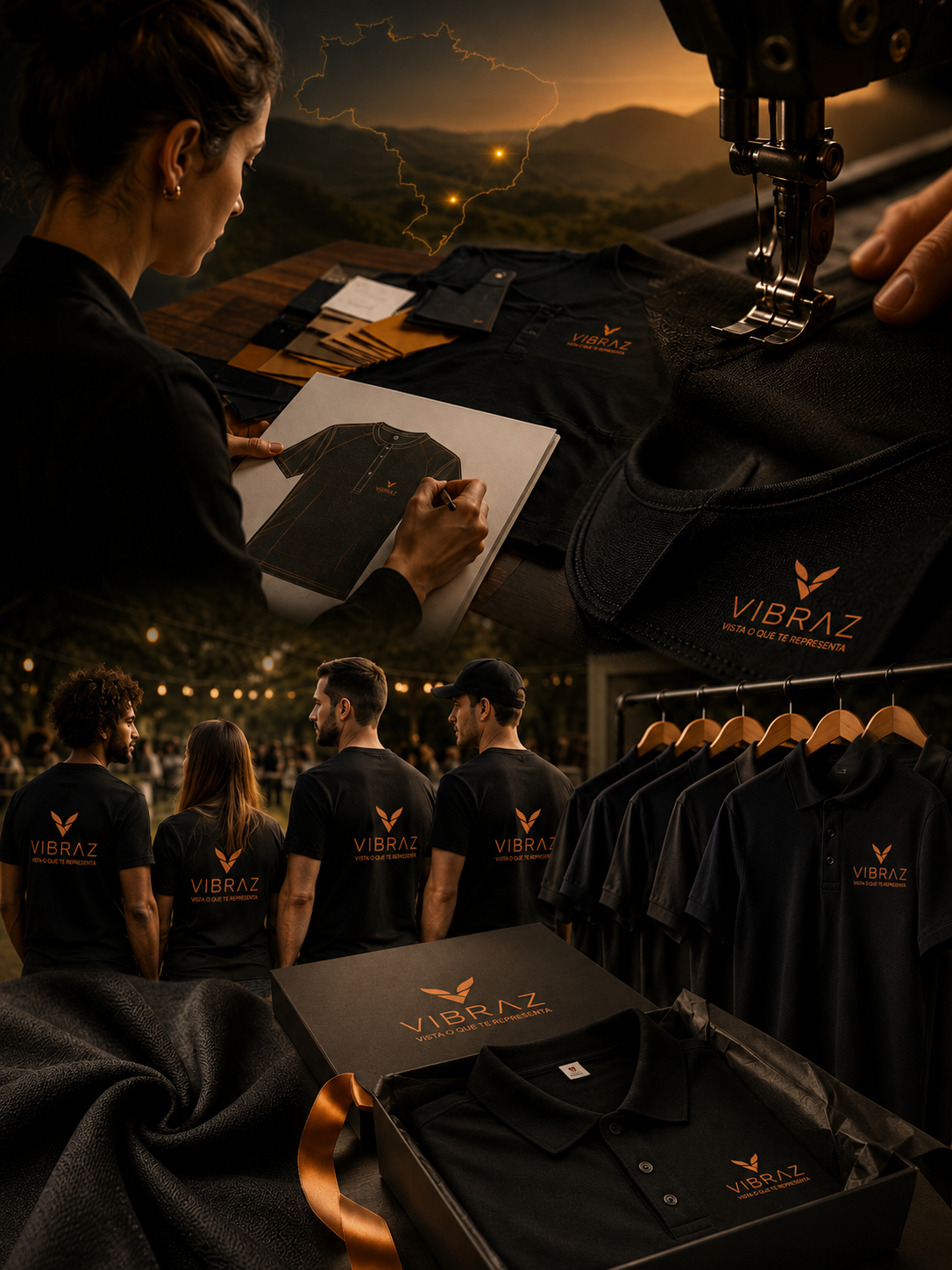 Equipe VIBRAZ em produção